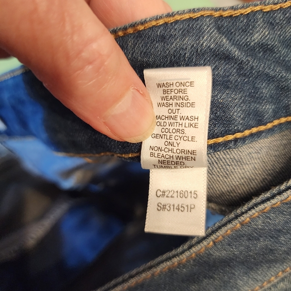 Western Navajo Jean Denim Skirt Embroidered Fringe - Picture 8 of 9